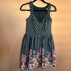 TRIXXI floral knee length dress (11)